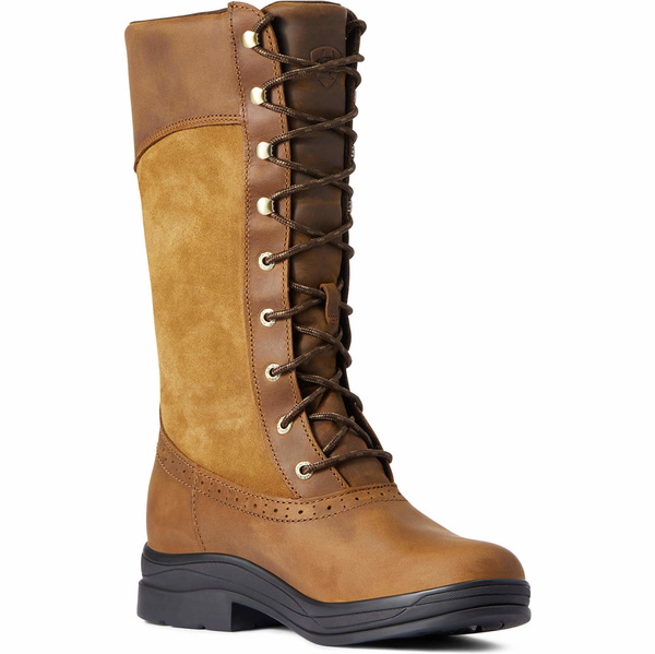 2022 Ariat Womens Wythburn H20 Boots 10033989 - Weathered Brown